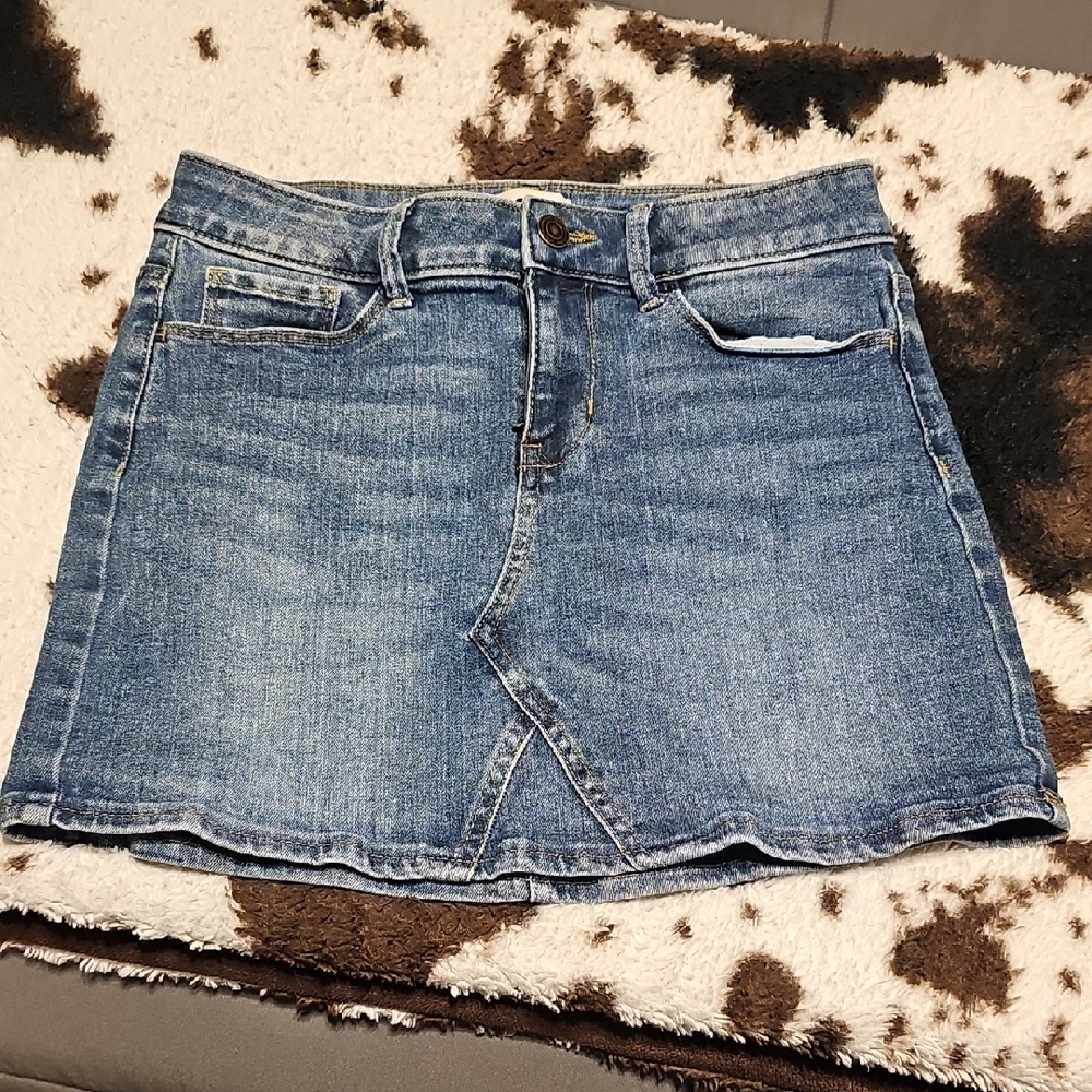 SO Blue Denim Mini Skirt